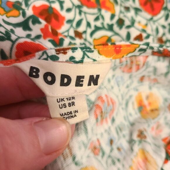 Boden Jersey Shift Dress in Green Enchanting Bloom Size 8 Regular - Picture 5 of 8